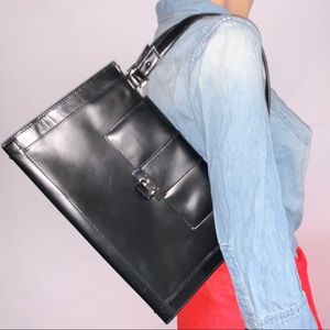 Via Spiga Leather Doctors Office Shoulder Bag